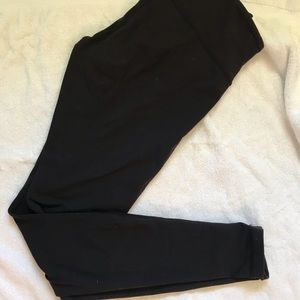 Lululemon high rise wunder under black leggings